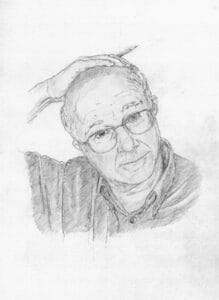 Peter Steinhart author portrait sketch