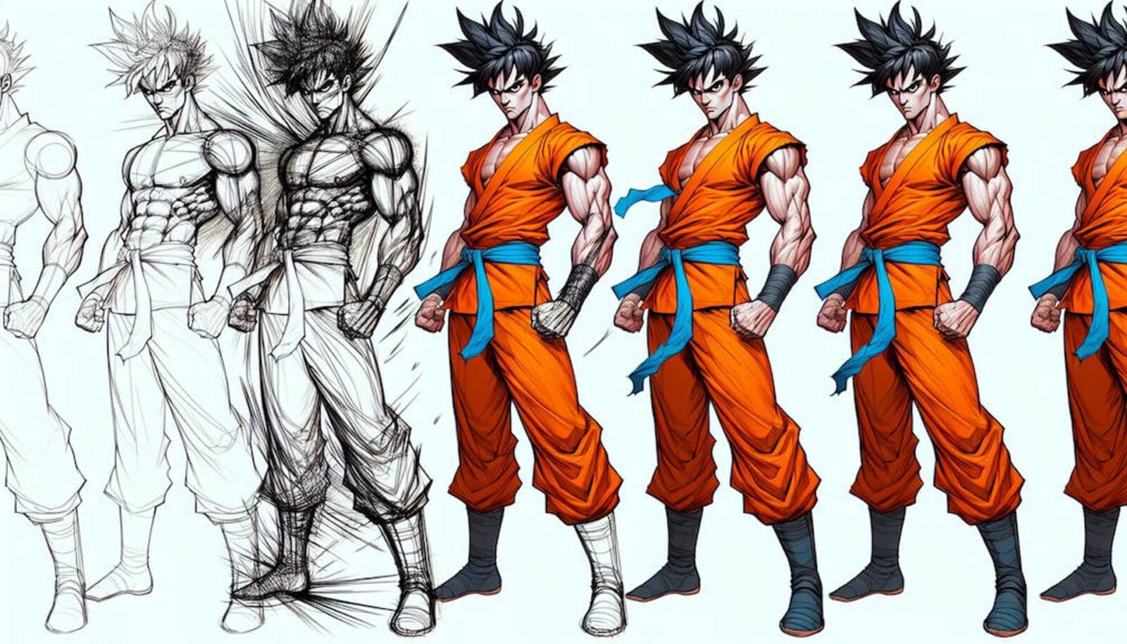 Step-by-Step Guide to Drawing Goku